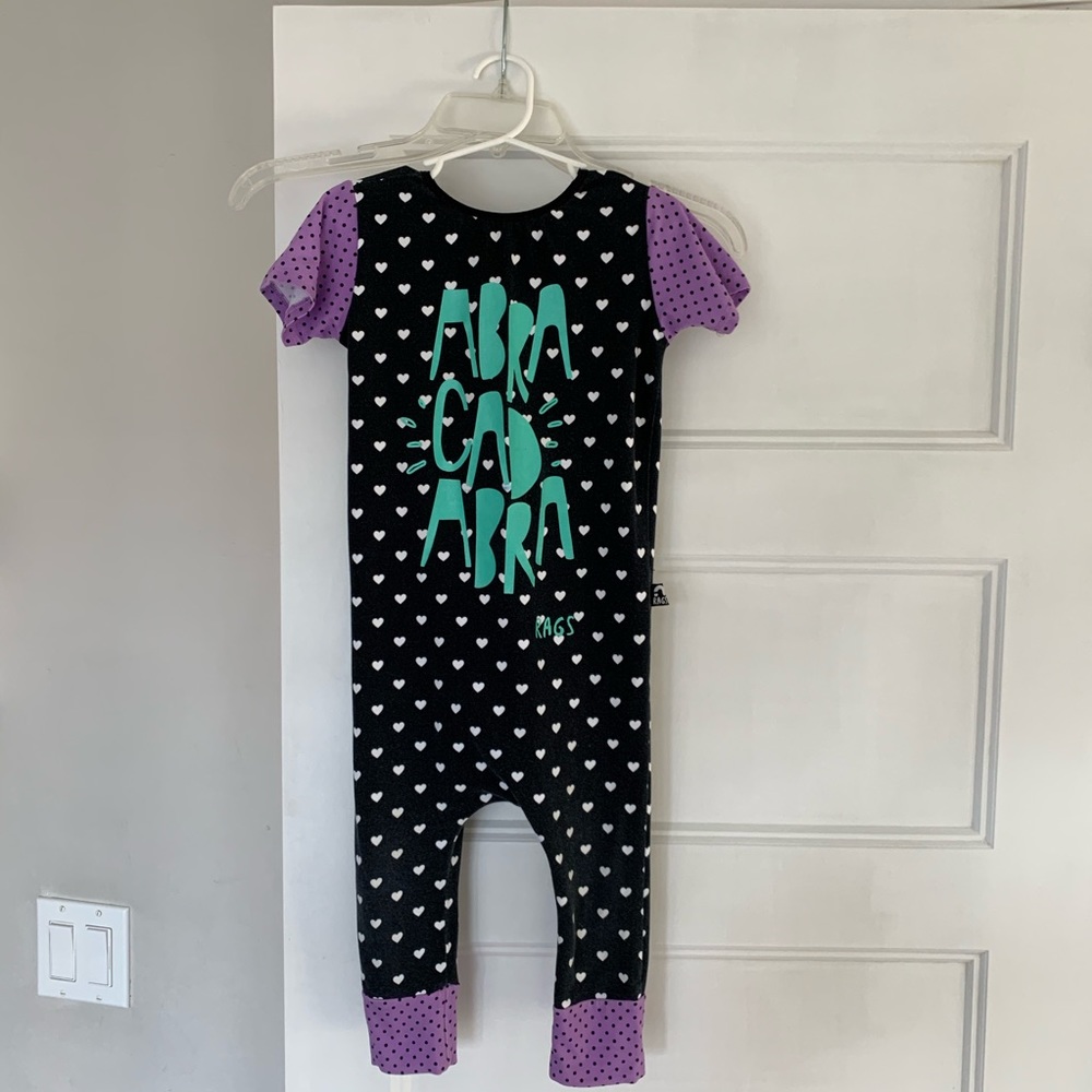Rags girls short sleeve romper 3-4T